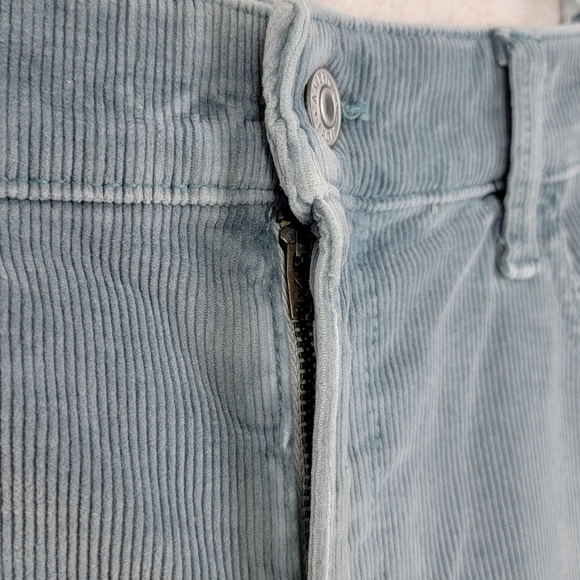 American Eagle Seafoam Green High Rise Stretch Corduroy Jeggings Sz 14/32 NEW - Picture 6 of 16